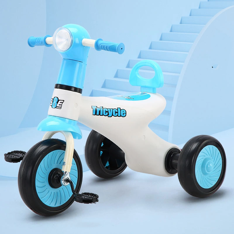 Factory Wholesale Children&prime; S Toys Safety Foam Wheel 3 Wheels Metal Steel Kids Tricycle