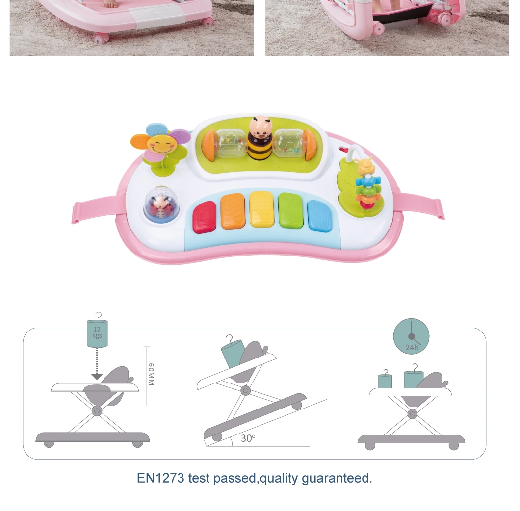 Chinese Lightweight Foldable Rocking Baby Walker