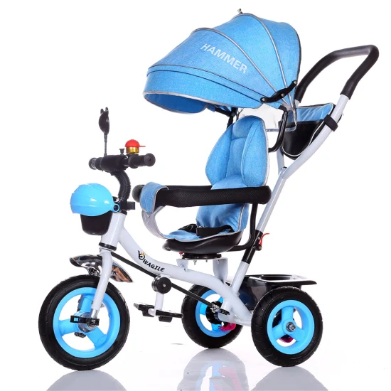 New Design 068-07 Baby Toy Kids Children Tricycle Kid 3 in 1 with Push Handle